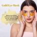24K Gold Under Eye Patches - Reduce Dark Circles, Puffiness & Wrinkles - Hydrogel Collagen Eye Pads for Elasticity - 22 Pairs - Buy Online on GoSupps.com