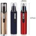 IPX7 Waterproof Electric Ear Nose Hair Trimmer & Eyebrow Shaver for Men & Women - Dual Edge Blade Cleaner - Black - Buy Online on GoSupps.com
