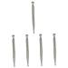 Gleavi 5 piece Massage handbush Hand massage devices Hand massage devices Muscle roller-stick Handheld muscle roller muscle roller rod Face massage tab silver x 5 pieces 12x1.2x1x5pcs
