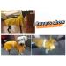 Adjustable Hooded Dog Raincoat - Waterproof Reflective Jacket for Medium Dogs in Yellow - Buy Online on GoSupps.com