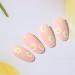 RikView Pink Almond Press on Nails - Medium Length Cute Acrylic Fake Nails - Buy Online on GoSupps.com
