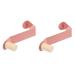 Cabilock 2pcs Door Hook Over Door Towel Rack Door Towel Hook Back Door Clothes Hook Outdoor Bathroom Door