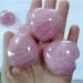 Natural Crystal Rough Natural Crystals Stone Home Decoration Rose Quartz Heart for Sale - (Color: 1pcs Size: around40mm) - Buy Online on GoSupps.com