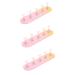 minkissy 3 Sets Nail Practice Holder Nail Decorations for Nail Art Nail Holder for Painting Nails Nail Racks for Nail Painting Creative Nail Holders Training Creative Nails Plastic Cosmetic