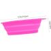 Housoutil Cleaning Pad Makeup Brush Scrubber Pad Portable Washing Tool Cosmetics Brush Scrubber Cleaning Tools Makeup Brush Cleaner Washers Brush Cleansing Pad Cosmetic Brush Fold Silica Gel 14.5x11cm Rosy - Buy Online on GoSupps.com