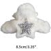 Limtula Cute Hair Claw Clips Furry Hair Jaw Clip Cute Hair Catch Barrettes Ponytail Holder Hair Props Single black stripe - Buy Online on GoSupps.com