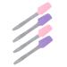 Adocarn 4 pieces silicone wax spatula wax accessories hair removal accessories professional wax spatula Professional wax stick household wax hair removal accessories
