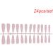 Dajidafu 1 Set French Tip Press on Nails Tips Matte Adhesive Tabs Full Cover Frosted Solid Colors Fingernails Art Decals Gifts Type 4 - Buy Online on GoSupps.com