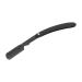Razor Classic Retro Men's Razor Coating Anti-Rust Razor for Barber Shop Home (without blade)(Black)