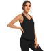 Quccefods Open Back Workout Tank Top for Women - Black, X-Large - Buy Online on GoSupps.com