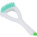 Premium Green Tongue Brush for Fresh Breath | Flexible Long Handle Oral Health Tool for Adults - Buy Online on GoSupps.com