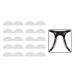10 Pairs Non-Slip Silicone Nose Pads for Glasses - Transparent D-shaped Accessories for Comfort & Fit - Buy Online on GoSupps.com