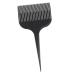 Amagogo Hair Coloring Comb Sectioning Highlight Comb Professional Weave Weaving Comb Hair Dye Styling Tool for Hair Coloring Highlighting, Black
