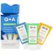 Q+A Bodycare Heroes Gift Set - 3-Step Skincare Routine: Salicylic Acid Shower Gel AHA Exfoliating Scrub & Vitamin C Body Cream Travel Size 50ml Each Exfoliates - Buy Online on GoSupps.com