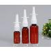 Vasana 12-Pack Refillable Amber Plastic Spray Bottles - Perfect for Travel Perfume Essential Oils & Make-Up | 20ml (0.67oz) Nose Spray Containers - Buy Online on GoSupps.com