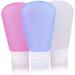Housoutil 2pcs Shampoo Disposable Containers Silicone Press Bottle Empty Bottle Travel Filling Bluex2pcs Size 1x2pcs - Buy Online on GoSupps.com