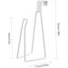Storage rackToilet Roll Holder Over The Tank Toilet Tissue Roll Paper Holder Stand Dispenser Reserve for Bathroom Storage and Organization- White - Buy Online on GoSupps.com