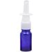 Happyupcity 10ml Refillable Glass Nasal Spray Bottle - Fine Spray Atomizer for Colloidal Silver Essential Oils & Cosmetics - 6 Pack Blue | International Shipping - Buy Online on GoSupps.com