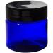 1 oz Cobalt Blue PET Plastic Jars with Black Lids (6 Pack) + Travel Bag - Durable Stylish & Ideal for International Shipping - Buy Online on GoSupps.com