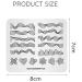 KADS Nail Stamping Plate GE005 - Geometry Template for DIY Nail Art - Buy Online on GoSupps.com
