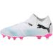 PUMA Women's Future 7 Match FG/AG Soccer Shoes - 40 EU - White/Black/Pink - International Shipping Available - Buy Online on GoSupps.com