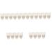 FRCOLOR 20 Pcs Eyelash Curler Makeup Tools Lashes Buddy Applicator Exquisite Eyelashes Clamp Lash Applicator Tweezers Cosmetic Eyelash Tweezer Clip Plastic White Girl Women's