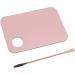  UMDHAIYI Professional makeup mixing palette for acrylics double-headed spatula thumb hole reusable smoothing surface mixing base gel - Buy Online on GoSupps.com