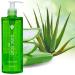 Aloe vera gel in large 390 ml donor with chamomile extract moisture care for skin and hair in sunburn skin irritation insect bites conditioner after shave