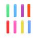 U-K Silicon Tips Cover for Stainless Steel Straws 6 mm 8Pcs Multi- Colors Soft Food Grade Silicone Straws Nozzles Reusable Cover for 1/ 4'' Wide Straws Practical & Popular