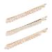 Kitsch Beaded Bobby Pins Blush/Mauve 3 Pieces