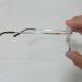Epasha Ironing Glasses & Repair Parts: Metal Hinges Spare Bracket Frame for Borderless Glasses - Buy Online on GoSupps.com