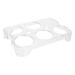jojofuny Egg Storage Box Plastic Container Mustard Deviled Egg Tray Egg Storage Case Platter Refrigerator Assorted Color 14.8x9.7x2cm