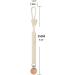 Luluspace Baby Pacifier Chain - Cotton Rope Strap with Wooden Clips | Stylish & Safe Pacifier Holders for Girls - Buy Online on GoSupps.com