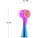 Buy 2 in 1 Double-Sided Facial Cleansing Brush - Soft Bristles for Deep Pore Exfoliation & Makeup Removal | International Shipping - Buy Online on GoSupps.com