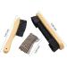 Billiards Pool Table Cleaning Tools Kit - Set of 4 Brushes with Shaft Slicker, Cue Chalk Cube, and Felt Cloth - Premium Wooden Billiard Accessories - Buy Online on GoSupps.com