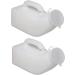 Potty Male Urinal Long Neck Incontinence Pee Bottle Clear Plastic 1200 Ml Spill Proof Device Portable Urinal Bottle Snap-On Lid - Buy Online on GoSupps.com