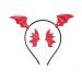 Halloween Bat Ears Headband Hair Clip for Halloween Dress Up Costumes for Girls Bat Barrette Headpiece Halloween Hair Accessories for Women Bat Wings Headband Hair Clips
