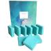 Aromatherapy Shower Steamers - Set of 9 Shower Bombs with Essential Oils for Relaxation - Eucalyptus (Box) - Buy Online on GoSupps.com