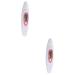 AUTSUPPL 2pcs 3 1 Facial Moisture Oil Meter Digital Facial Moisture Meter Skin Moisture Tester Sensor White
