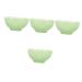 Healeved care supplies 4 pieces shell terrarium container container soap for men decorative shaving shell shaving cup for men jade glass ball equipment deliveries man bears shave greenx4stk 11.50x11.50x5.50cmx4pcs