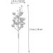 Artibetter 20pcs the fruit wreath artificial decorate Christmas Tree Decor berries christmas tree branch crafts Christmas Tree Decorations flower arrangement artificial xmas berry stem Silver 19X5X5CM - Buy Online on GoSupps.com