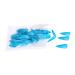 dijiusidy 1 Set Press on Nails Almond Fingernails Stick Solid Color Full Cover Art Decals Salon Supplies DIY Decorations No.9 blue