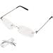 CARMIN 2X Unisex Flexible Frameless Reading Glasses - Lightweight 2.00 Magnification with Case | International Shipping - Buy Online on GoSupps.com