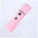 FOMIYES 1pc Spray Cold Hydrator Handheld Pink Charging Nano Evaporator Face Usb Humidifier 14.1x2.6cm Pink - Buy Online on GoSupps.com