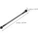 Baluue 60 Pcs Double Ended Eyeshadow Brush Bling Makeup Brushes Eye Makeup Tipped Eye Wooden Handle Black - Buy Online on GoSupps.com