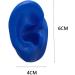 (A Pair) Silicone Ear Model Soft - Ear Model - Flexible Earmold Ear Displays for Acupuncture Audio Music Recording Education (Blue) Blue - Buy Online on GoSupps.com