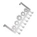 Yardenfun 1pc Door Hook Punch Row Hook Clothes Rack Decorative Coat Hook Towel Hooks Hat Stainless Steel