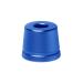 Rockwell base stand for safety razors made of stainless steel blue