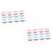 Balacoo 20 Pairs Grafting eyelash spacer lash washer lash lifting shield pads eyelash shield pads lash lift rods silicone lash lift pads makeup beauty tools cosmetic Refill