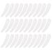 Beaupretty 100pcs Mask Scoop Cream Scoop Makeup Tools Cream Spoon Cosmetic Masks Mixing Spoon Cosmetic Cream Scoops Makeup Spoon Facial Masks Brush Beauty Pp White Spatula Make up 5.5x1.5cm White